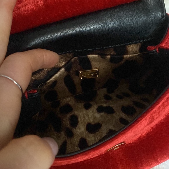 Authentic Dolce & Gabbana Velvet Micro Sicily Bag and Shoes - Picture 13 of 16